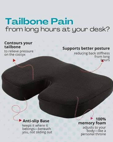 Floate™ - Ergonomic Seat Cushion - Tailbone & Lower-Back Relief